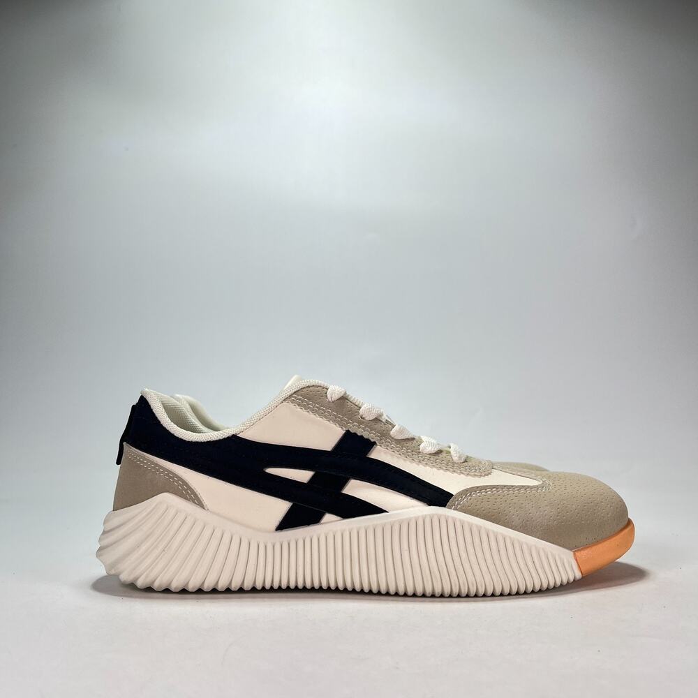 De Florance DF Cloudea 2.0 Beige White Black Low Top Sneakers Women's Size 7.5